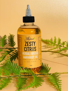 Zesty Citrus Herbal Infused Hair&Body Oil