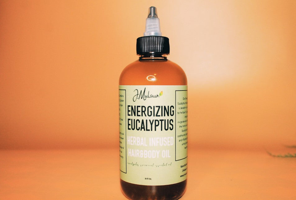 Energizing Eucalyptus Herbal Infused Hair & Body Oil